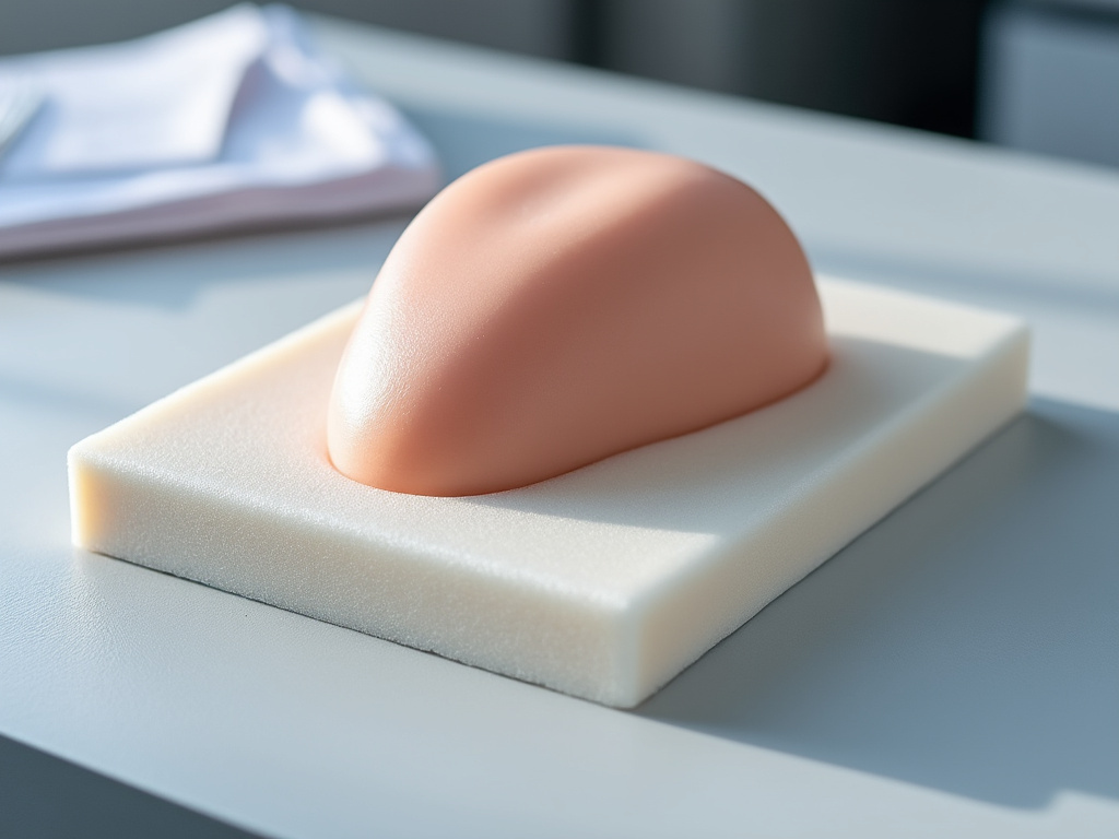 Matériel de pansement alginate sur table propre