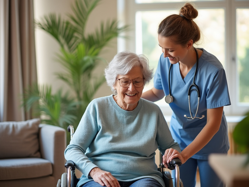 Accompagnement d'une personne âgée par un proche aidant à domicile