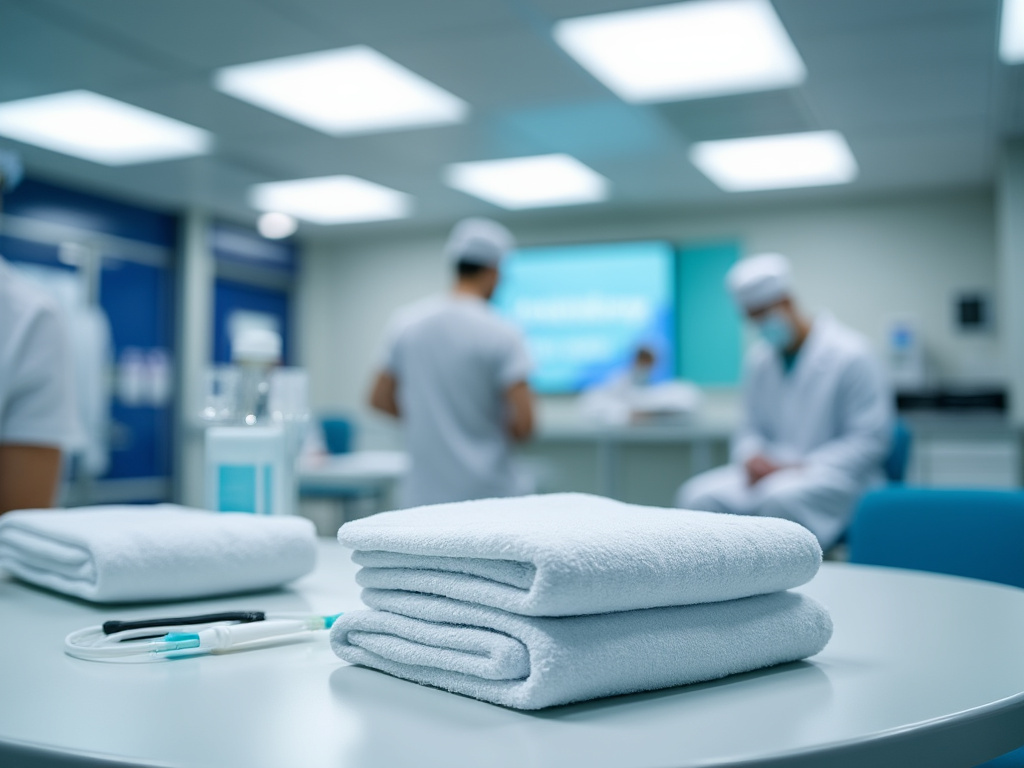 Matériel de pansement dans un centre de soins