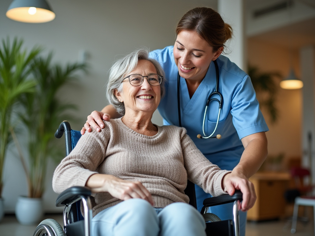 Accompagnement d'une personne âgée à domicile
