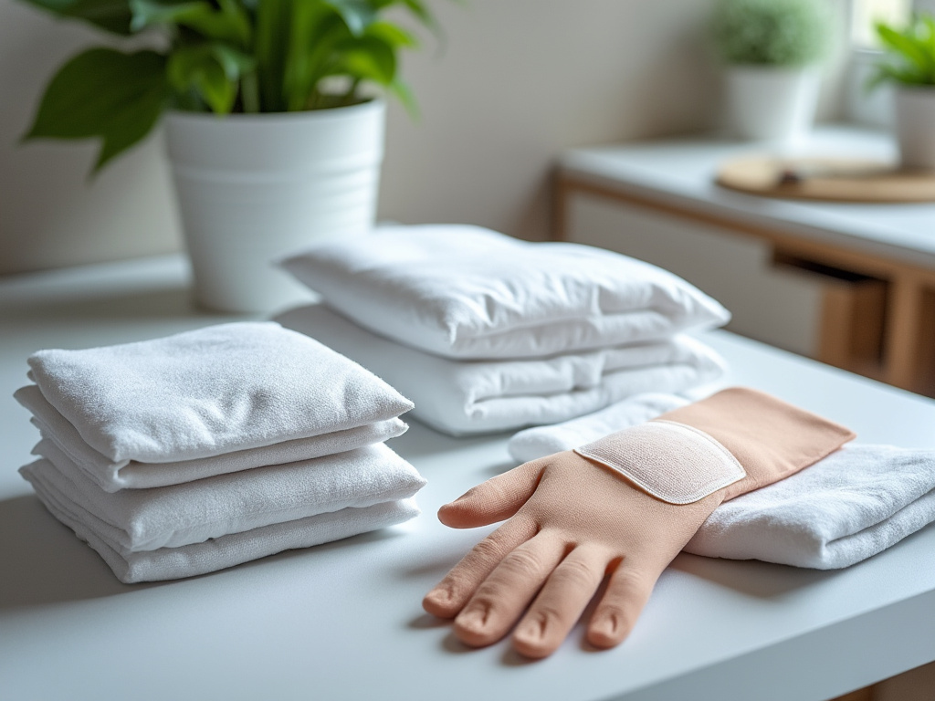 Matériel de pansement hydrocellulaire prêt à l’emploi