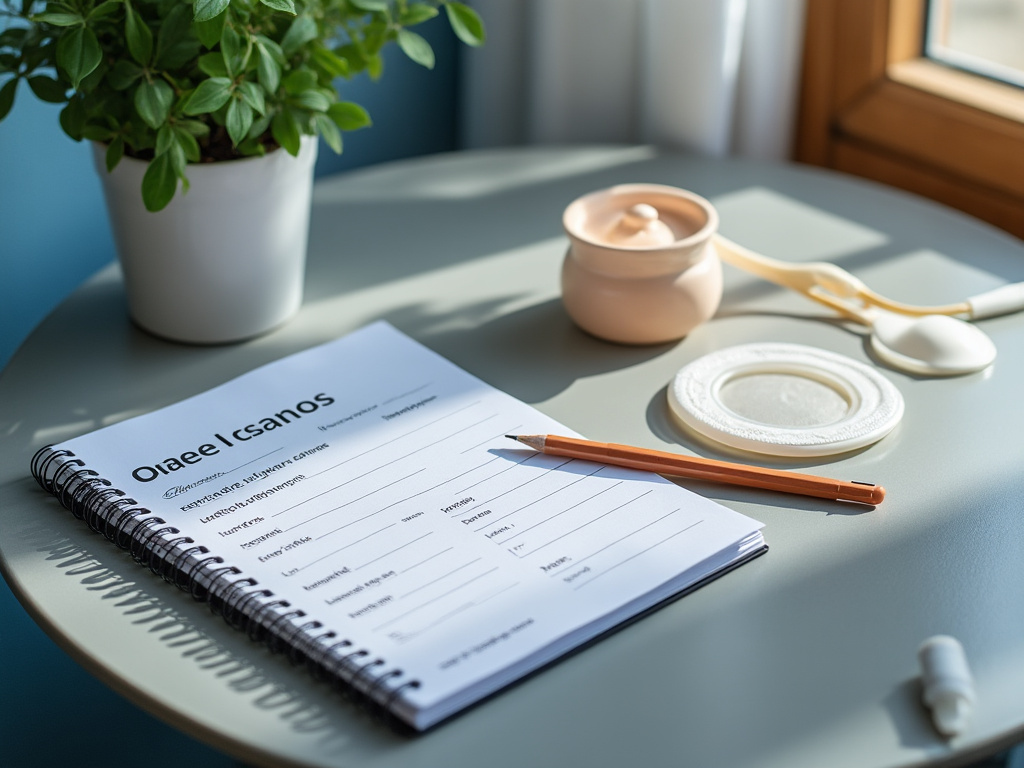 Carnet de suivi des soins avec pansement Coloplast
