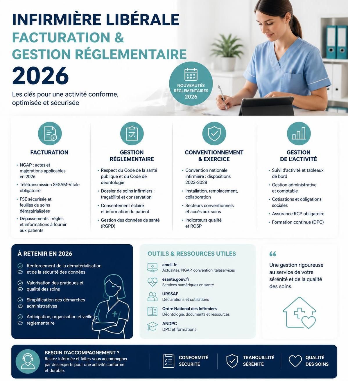 découvrez nos conseils pratiques pour bien démarrer votre cabinet infirmier libéral en 2026 et réussir votre activité professionnelle avec succès.