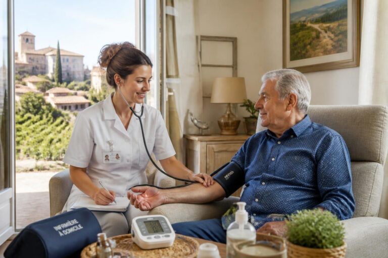 découvrez les services d'infirmière à domicile à narbonne, offrant des soins personnalisés et un accompagnement de qualité pour le bien-être des patients à domicile.