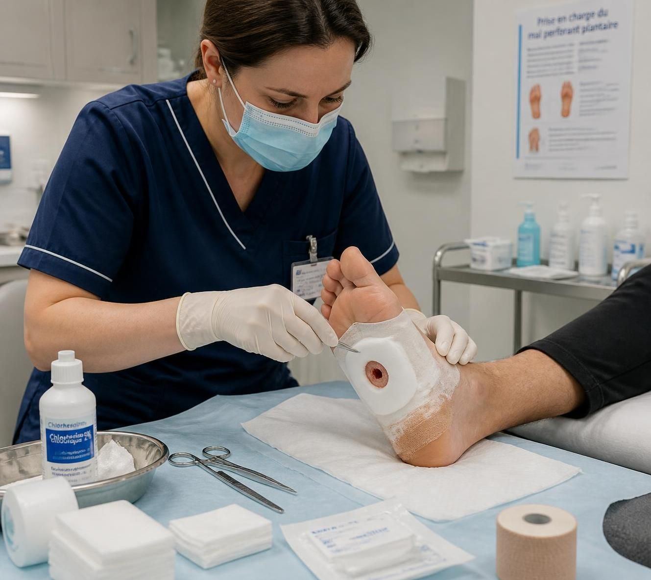 découvrez comment choisir le meilleur pansement pour un mal perforant plantaire afin d'assurer une cicatrisation optimale et prévenir les complications.