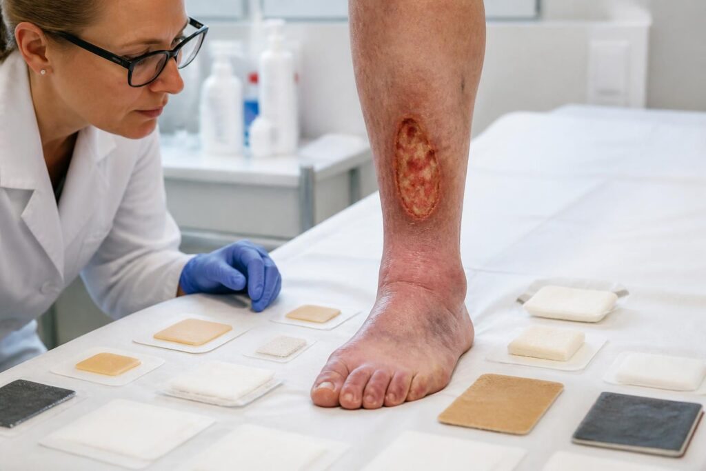 découvrez comment choisir le meilleur pansement pour soigner efficacement un ulcère de jambe et favoriser une cicatrisation rapide et sécurisée.