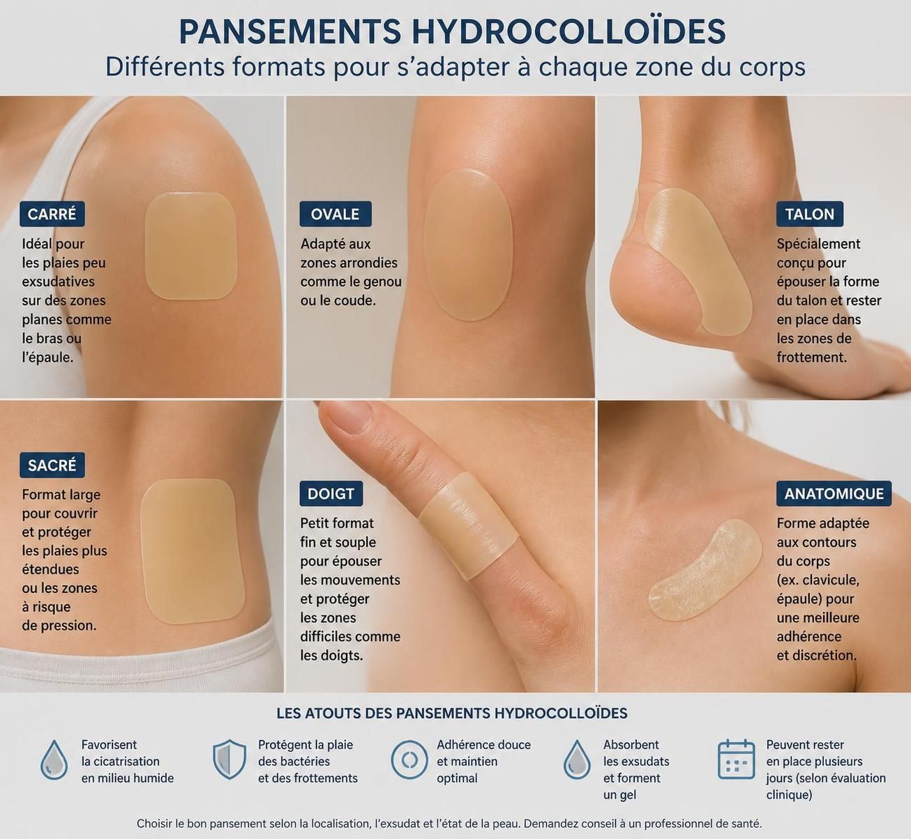 découvrez comment choisir le pansement hydrocolloïde idéal pour traiter efficacement vos ampoules et favoriser une guérison rapide.