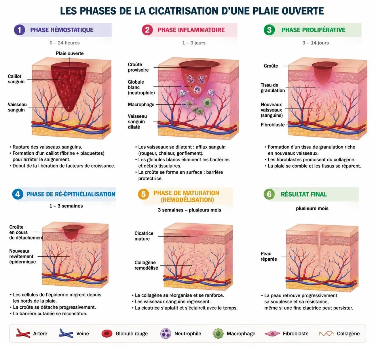 découvrez des conseils efficaces pour favoriser la cicatrisation rapide d'une plaie ouverte et éviter les infections.