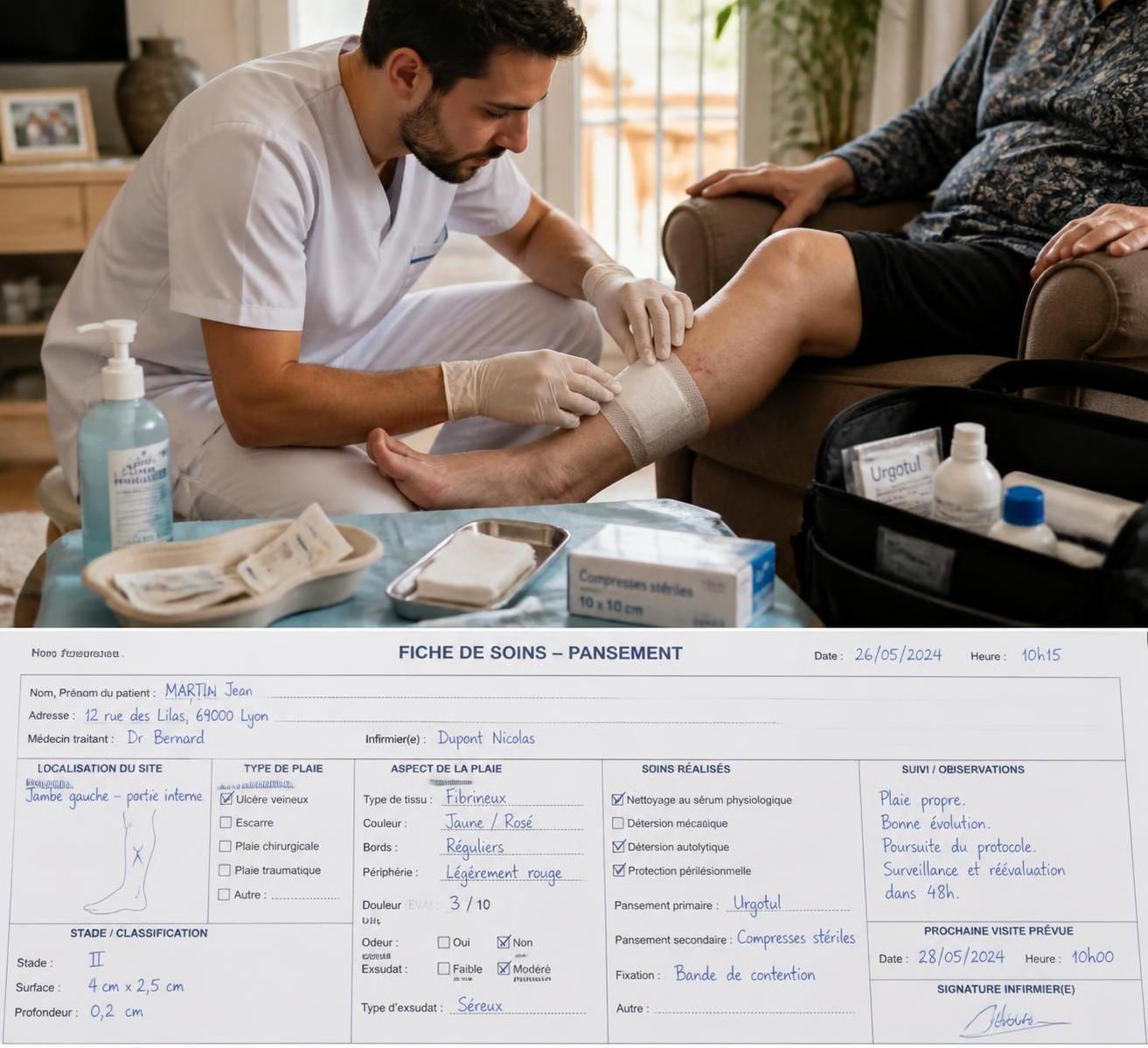 découvrez comment créer une fiche pansement efficace pour bien soigner une plaie, avec des conseils pratiques et des étapes détaillées pour assurer un traitement optimal.