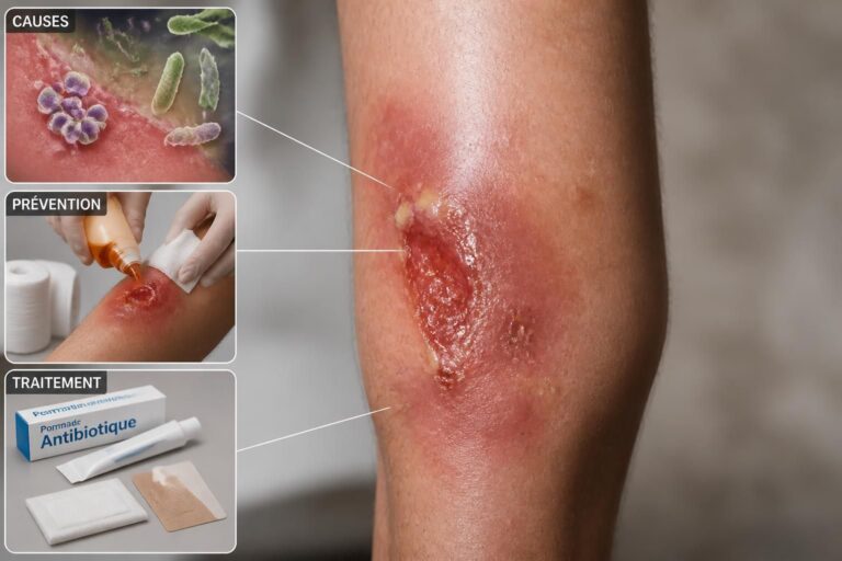 découvrez tout sur les infections de la plaie à la jambe : causes courantes, méthodes de prévention efficaces et options de traitement adaptées pour une guérison rapide.
