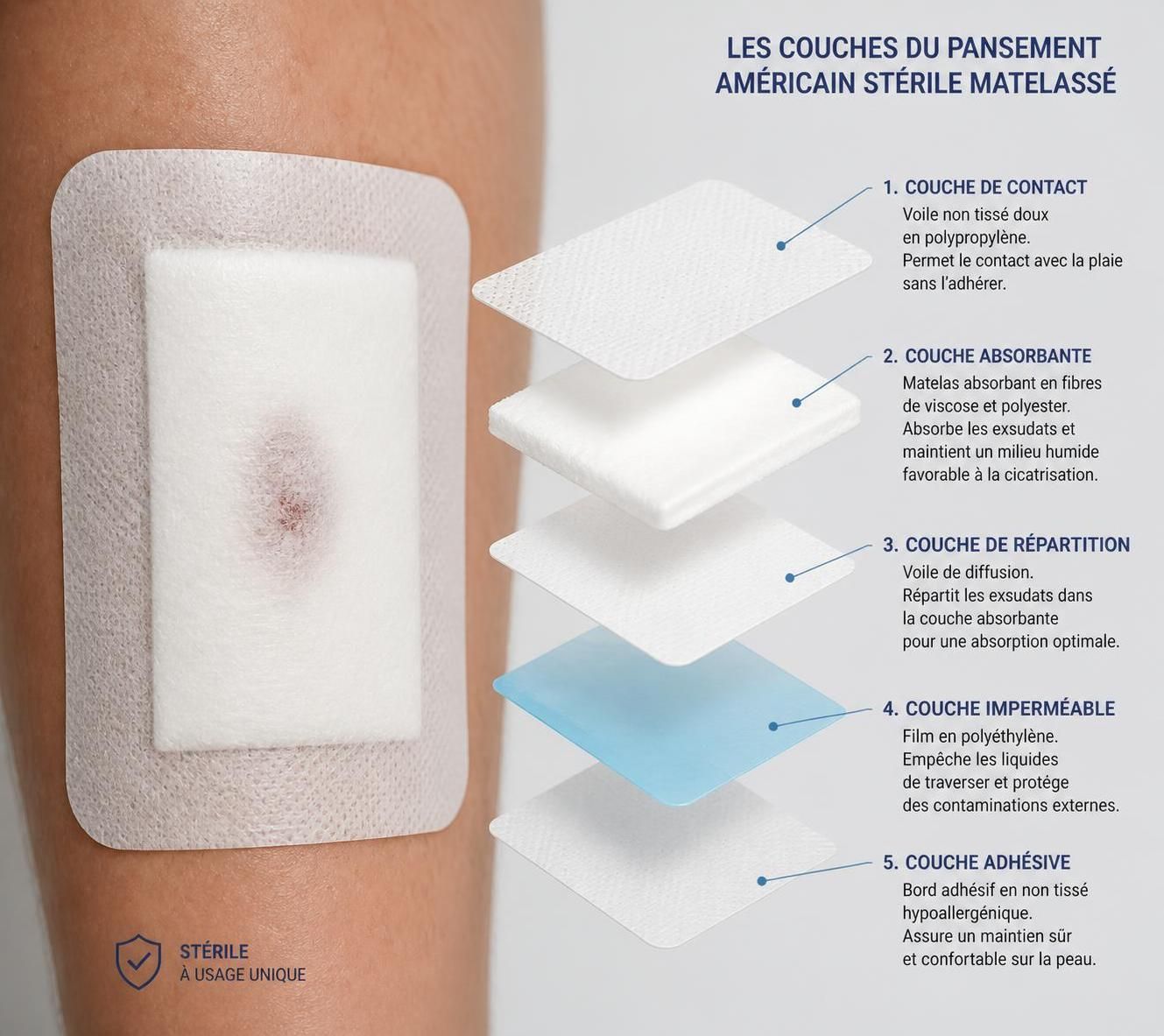 découvrez comment choisir la taille idéale d'un pansement américain pour une protection optimale et un maintien efficace de vos blessures.
