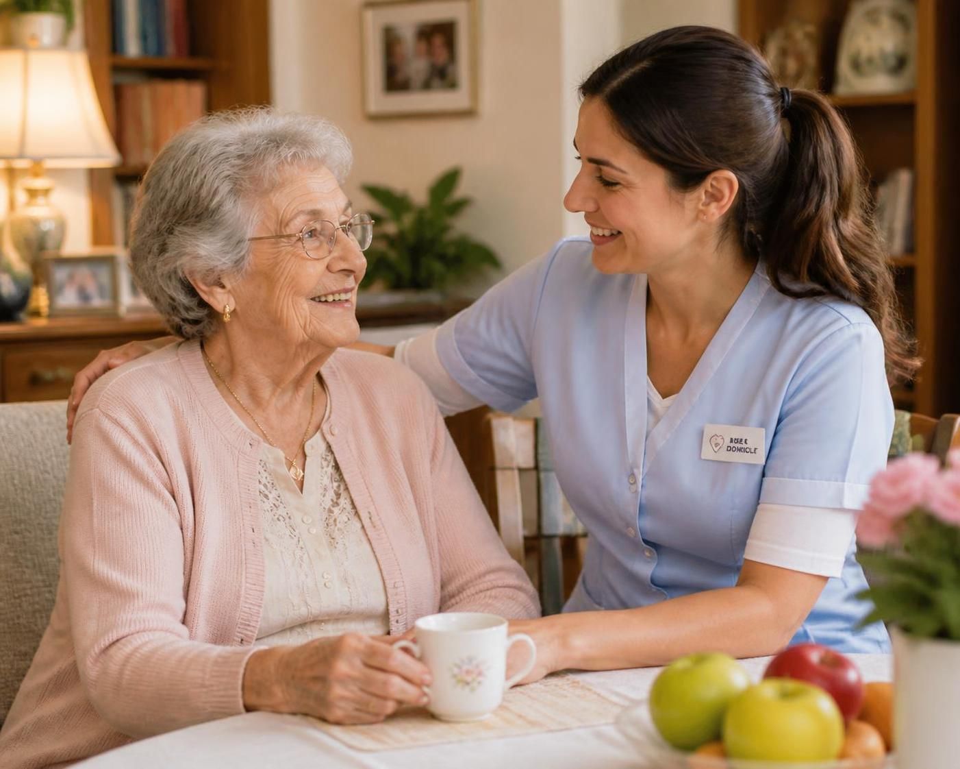 découvrez nos conseils et services pour le soins des personnes âgées à domicile, favorisant leur bien-être et renforçant leur autonomie au quotidien.