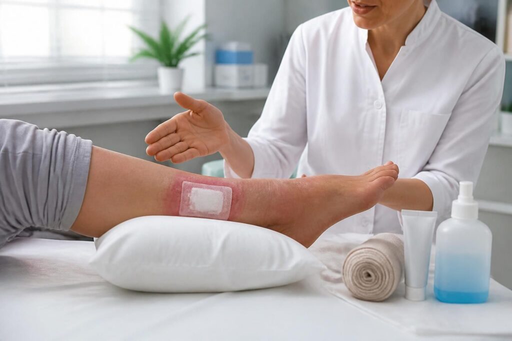 découvrez les méthodes efficaces et les conseils pratiques pour le traitement de l’ulcère veineux, afin de favoriser une meilleure cicatrisation et prévenir les complications.